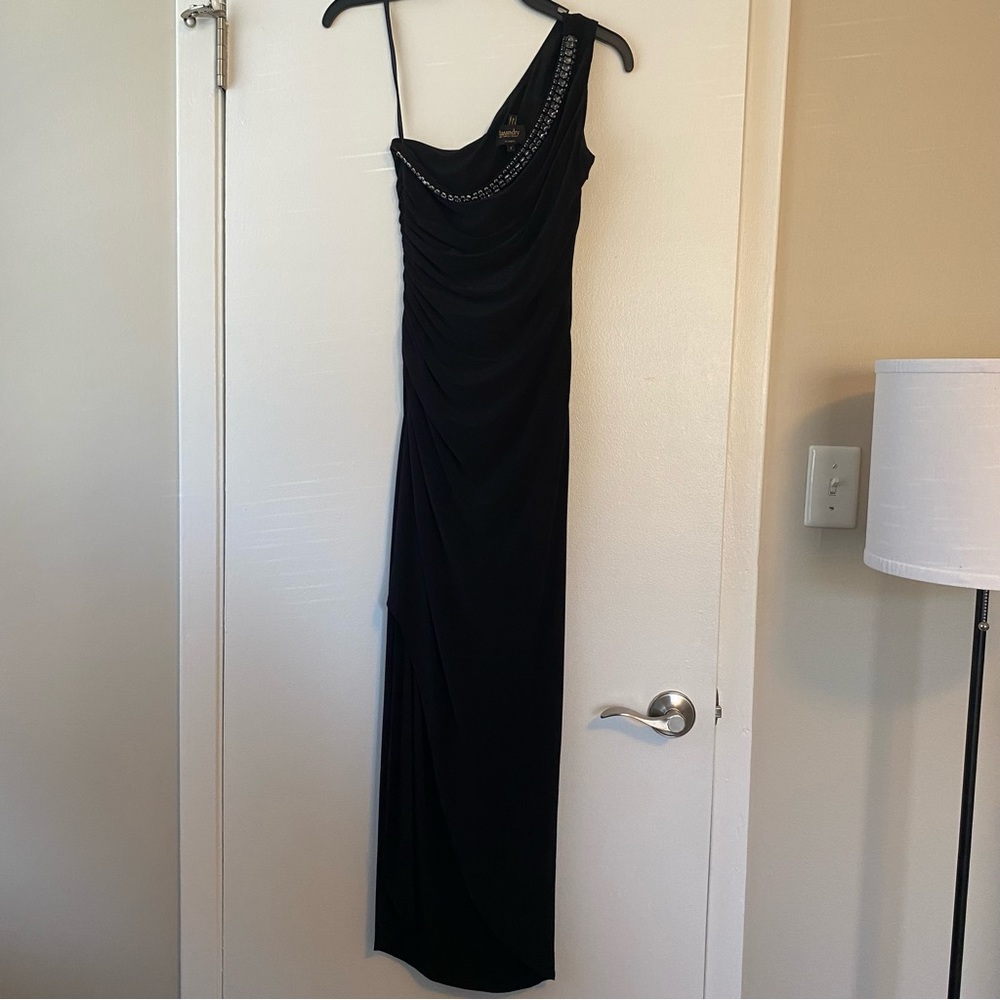 laundry by Shelli Segal One Should Black Dress Size 2